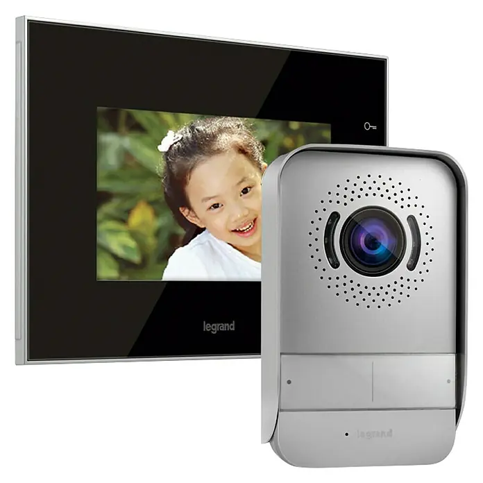 Legrand Videoportero en color kit espejo - Casa unifamiliar - Vista angular