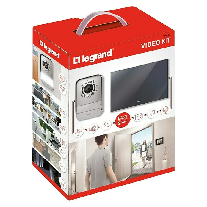 Legrand Videoportero en color kit espejo - Casa unifamiliar - Vista angular