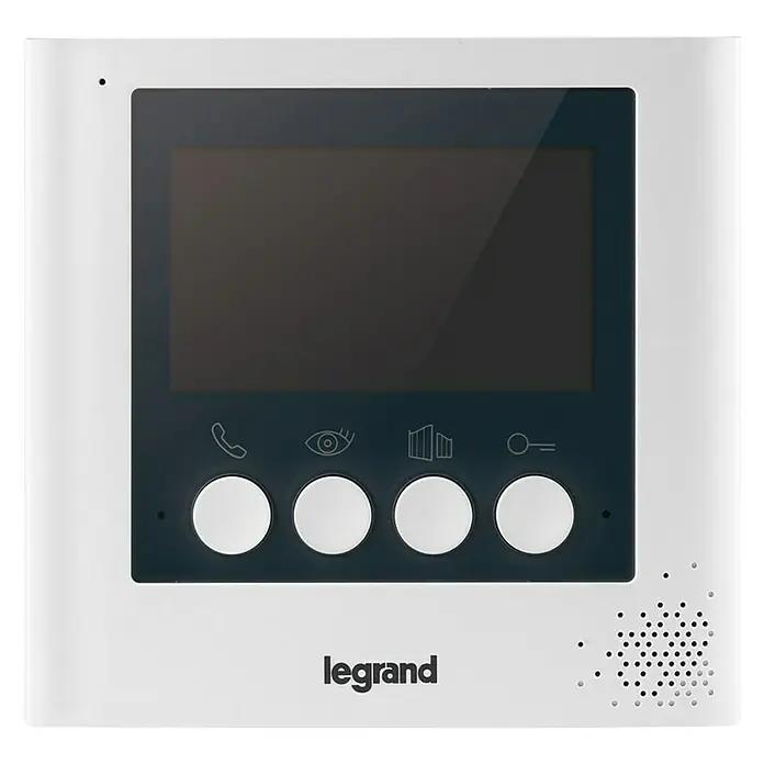 Legrand Monitor de interfono adicional 4,3" - Blanco - Vista frontal