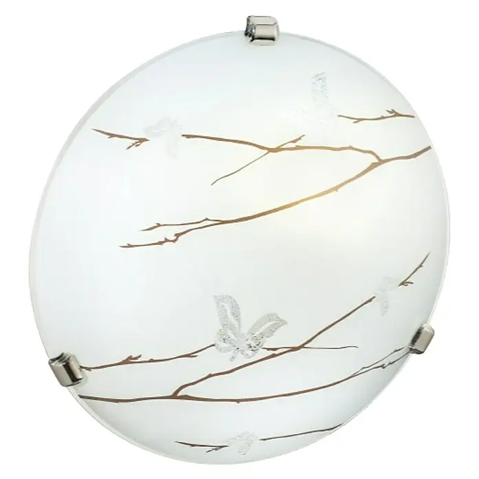 Ferotehna LED stropna svjetiljka Autumn - 18 W, D x Š x V: 300 x 300 x 80 mm, Bijela-prozirna, Topla bijela - Dijagonalni pogled