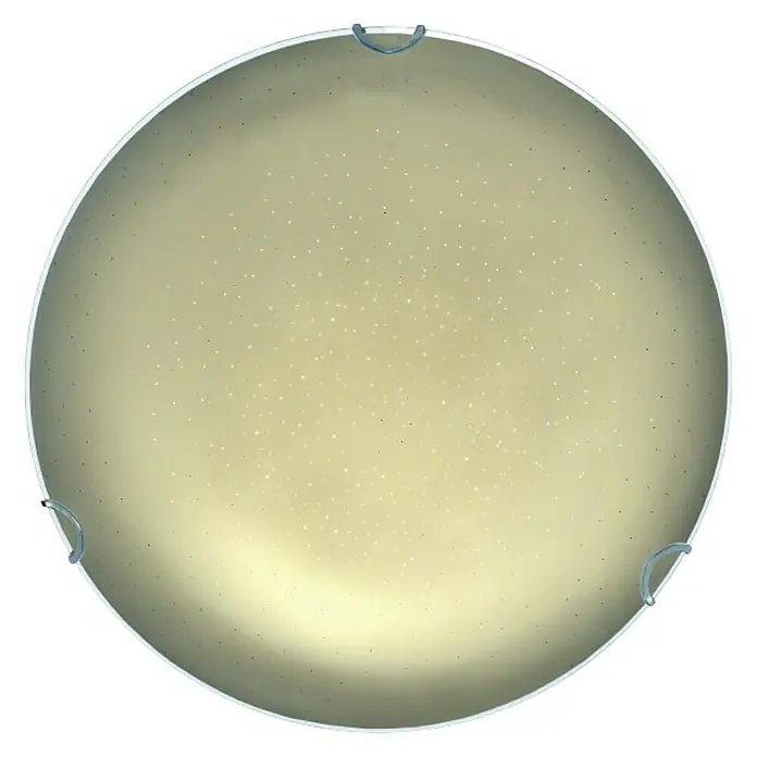 Ferotehna LED stropna svjetiljka Glass Diamond Sky - 18 W, D x Š x V: 400 x 400 x 100 mm, Bijelo-zlatne boje, Topla bijela - Pogled odozdo