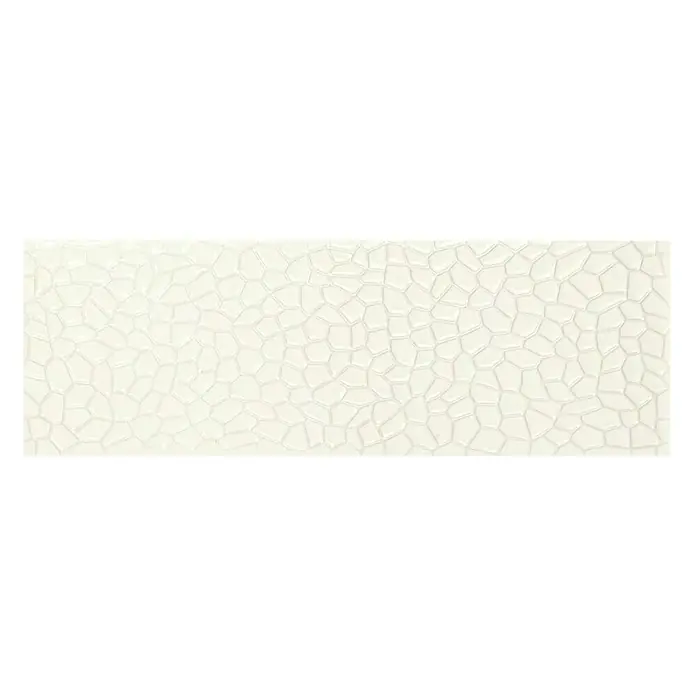 Zidna pločica Beauty - 30 x 90 cm, Bijele boje, Sjaj - Pogled s gornje strane