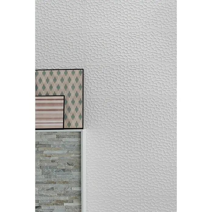 Zidna pločica Beauty - 30 x 90 cm, Bijele boje, Sjaj - Živopisni prikaz