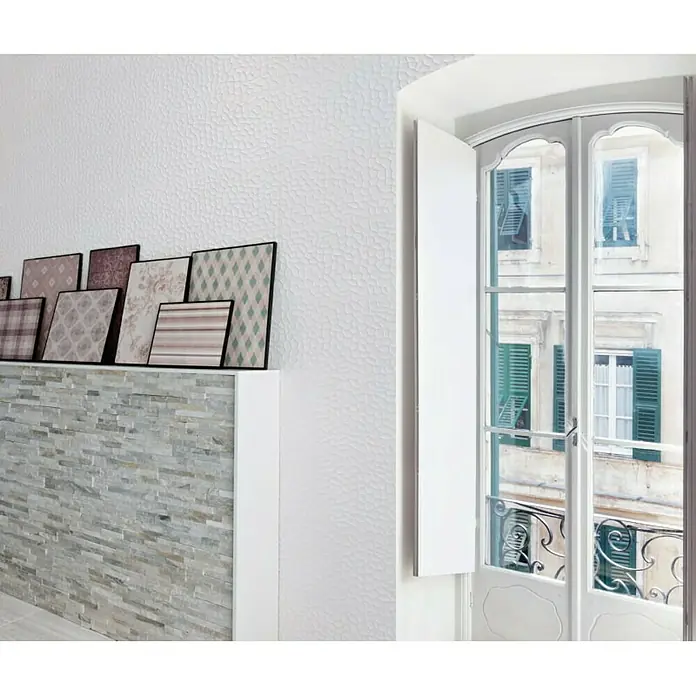 Zidna pločica Beauty - 30 x 90 cm, Bijele boje, Sjaj - Živopisni prikaz