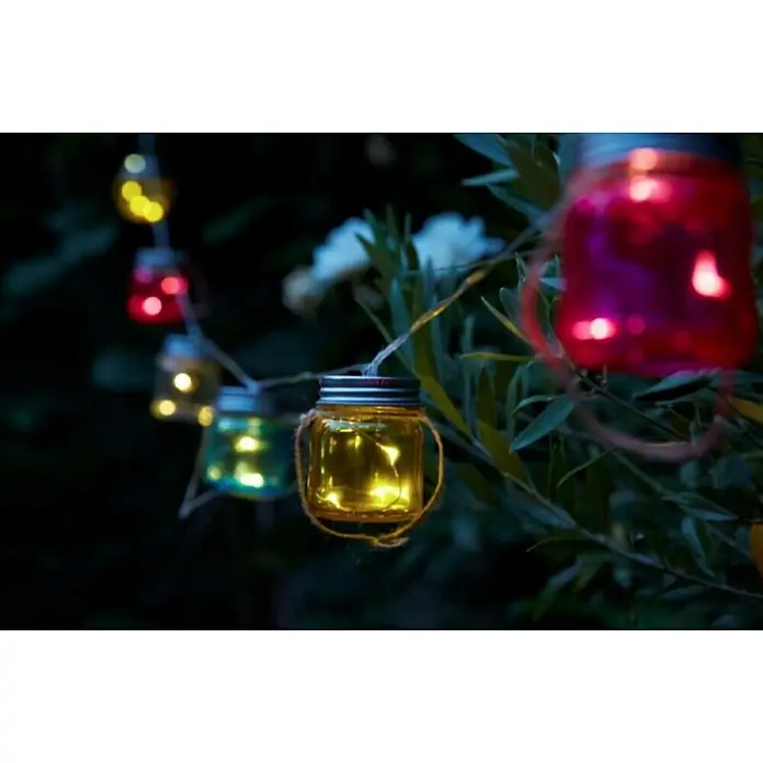 Luxform Solarni svjetlosni lanac - 24 žaruljice, Duljina: 320 cm, LED, Trajanje osvjetljenja: 6 h - Živopisni prikaz