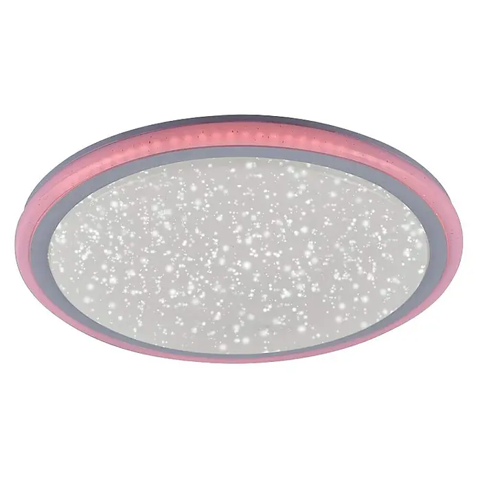 LeuchtenDirekt LED stropna svjetiljka Luisa - 32 W, Bijele boje, Topla bijela - Pogled odozdo