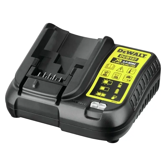 Dewalt Akumulatorska bušilica/odvijač DCD710D2 - 12 V, 2 baterije, 2 Ah, 400 okr/min - 1.500 okr/min - Dijagonalni pogled