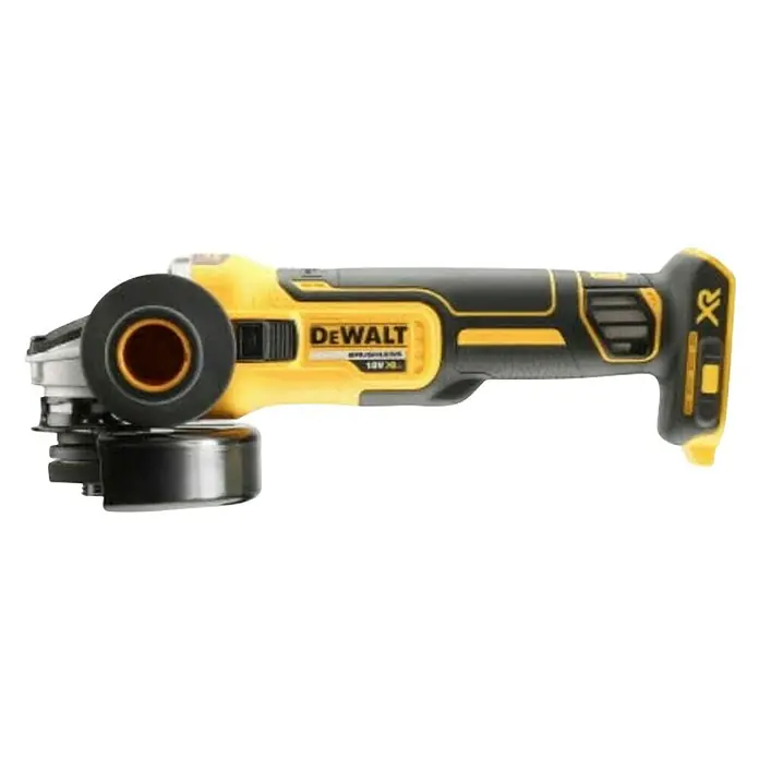 Dewalt Akumulatorska kutna brusilica DCG405N - 18 V, Promjer rezne ploče: 125 mm, Broj okretaja pri praznom hodu: 0 okr/min - 9.000 okr/min - Pogled s lijeve strane