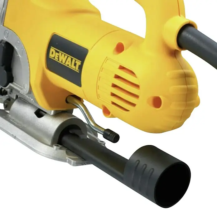 Dewalt Ubodna pila DW331K-QS - 701 W, Broj udaraca u praznom hodu: 3.100 hod/min - Dijagonalni pogled