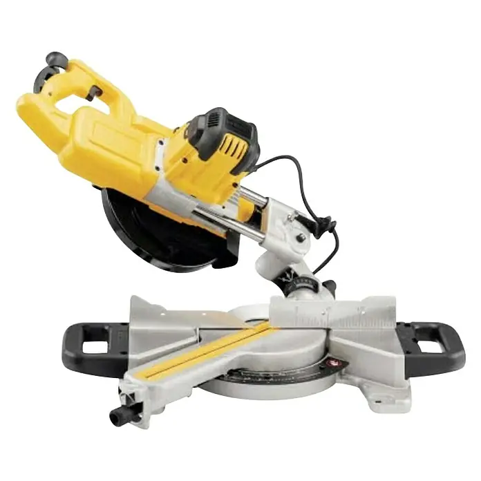 Dewalt Preklopna kružna pila DWS773-QS - 1.300 W, Promjer lista pile: 216 mm - Dijagonalni pogled