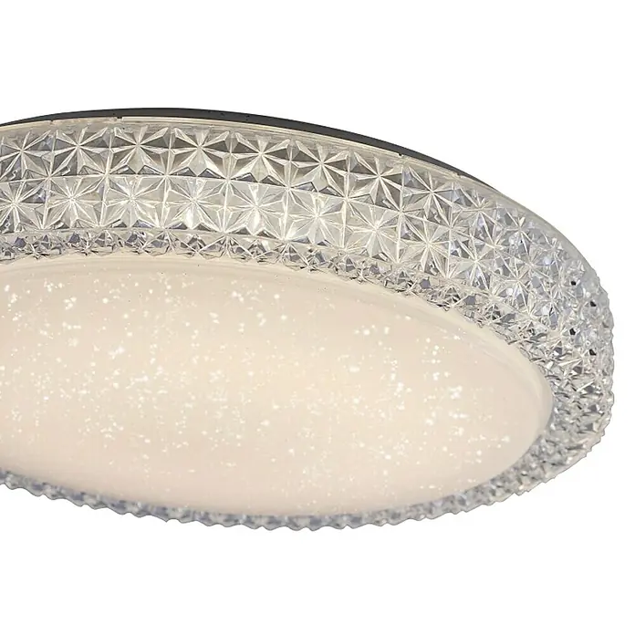 Paul Neuhaus LED stropna svjetiljka - 22 W, D x Š x V: 40 x 40 x 10 cm, Prozirno, Topla bijela - Detaljan prikaz