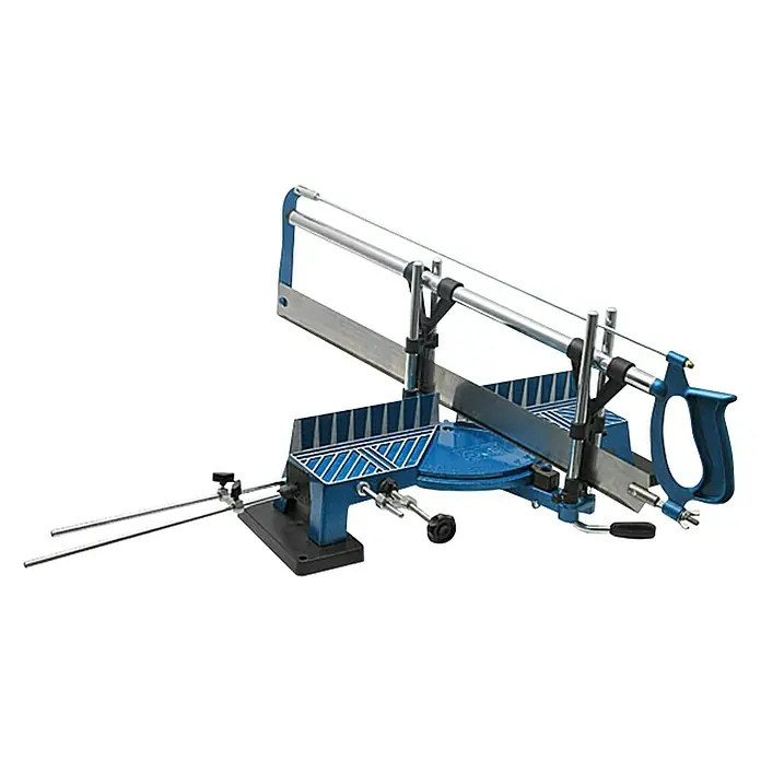 Alpha Tools Ručna kutna pila - Širina reza: Maks. 160 mm na 90°, Visina reza: 100 mm - Dijagonalni pogled