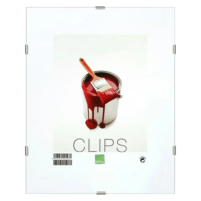 Marco con clips - Acristalamiento: Normal, 70 x 100 cm - Vista frontal