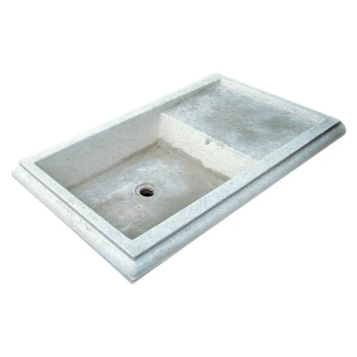 Vrtni sudoper - 100 x 54 x 17 cm - Dijagonalni pogled