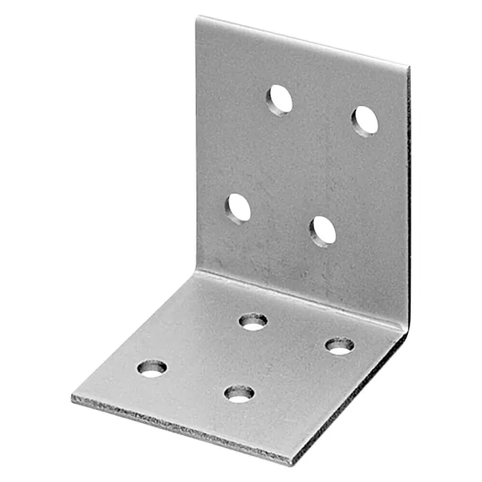 Spojni kutnik - D x Š x V: 50 x 50 x 40 mm, Čelik, 40 Kom. - Dijagonalni pogled
