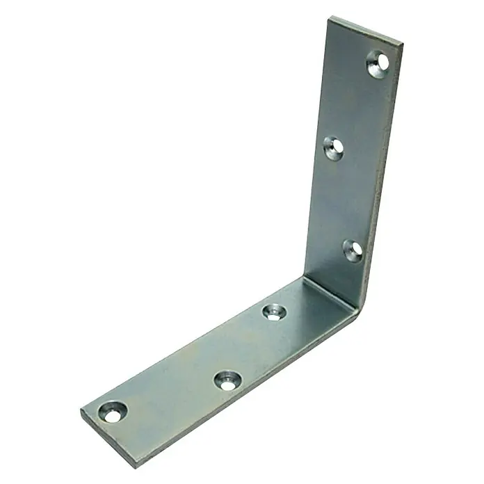 Stabilit Čvrsti kutnik - 200 x 40 x 200 mm, Debljina: 5 mm, Pocinčano - Dijagonalni pogled