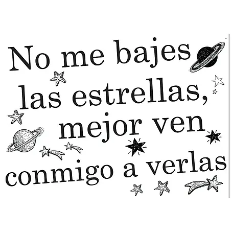 Adhesivos decorativos No me bajes