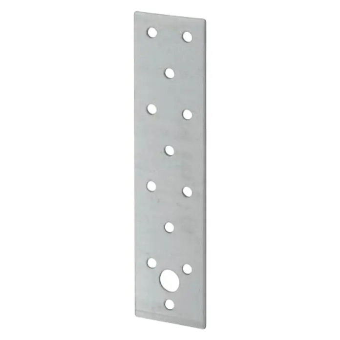 Stabilit Perforirana pločica - 160 x 40 mm, 1 Kom., Pocinčano, Debljina: 2 mm - Pogled sprijeda