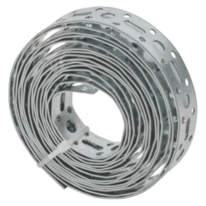Stabilit Montažna traka - D x Š: 3 m x 20 mm, Debljina: 1 mm, Pocinčano, Čelik - Dijagonalni pogled
