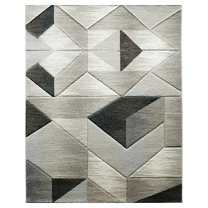 Alfombra Daisy - Negro/beige, 230 x 160 cm - Vista frontal