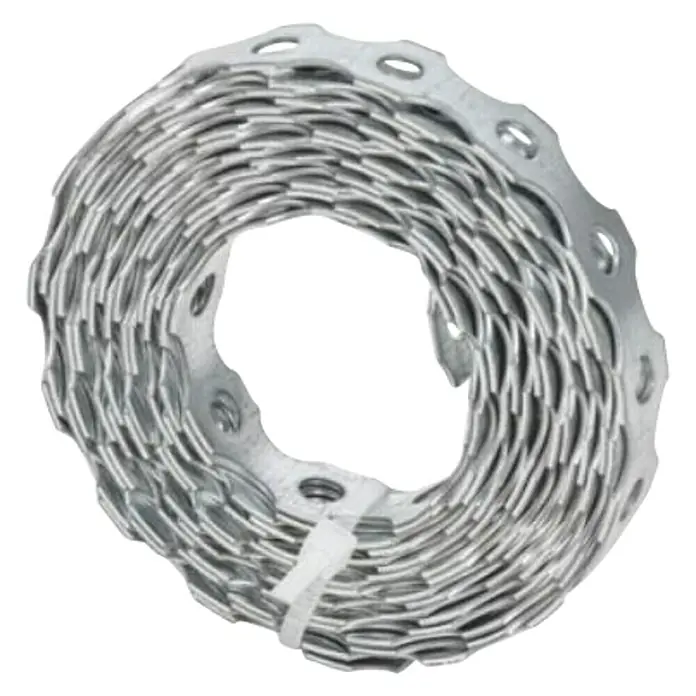 Stabilit Montažna traka - D x Š: 10 m x 12 mm, Debljina: 0,9 mm, Pocinčano, Čelik - Dijagonalni pogled