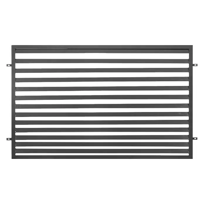 Polbram Kovana ograda Selena - 200 x 120 cm, Antracit - Pogled sprijeda