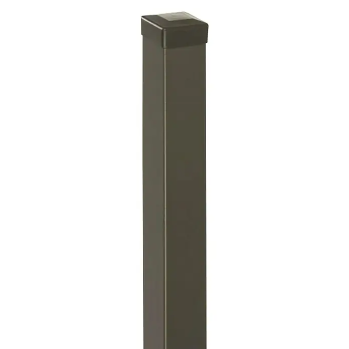 Polbram Stup za ograde - Visina: 200 cm, Sive boje, Metal - Detaljan prikaz