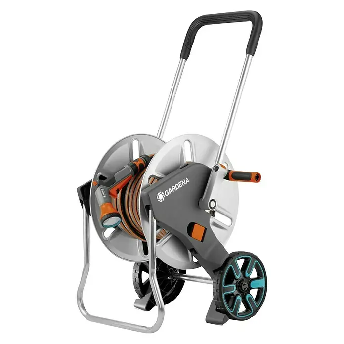 Gardena Set metalna kolica za crijevo CleverRoll M Easy - Metal, Dužina crijeva: 30 m - Dijagonalni pogled
