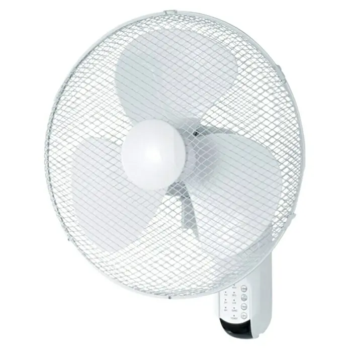 PR Klima Ventilador de pared - Blanco, 50 W, Número de niveles de velocidad: 3 ud., Diámetro: 40 cm - Vista angular