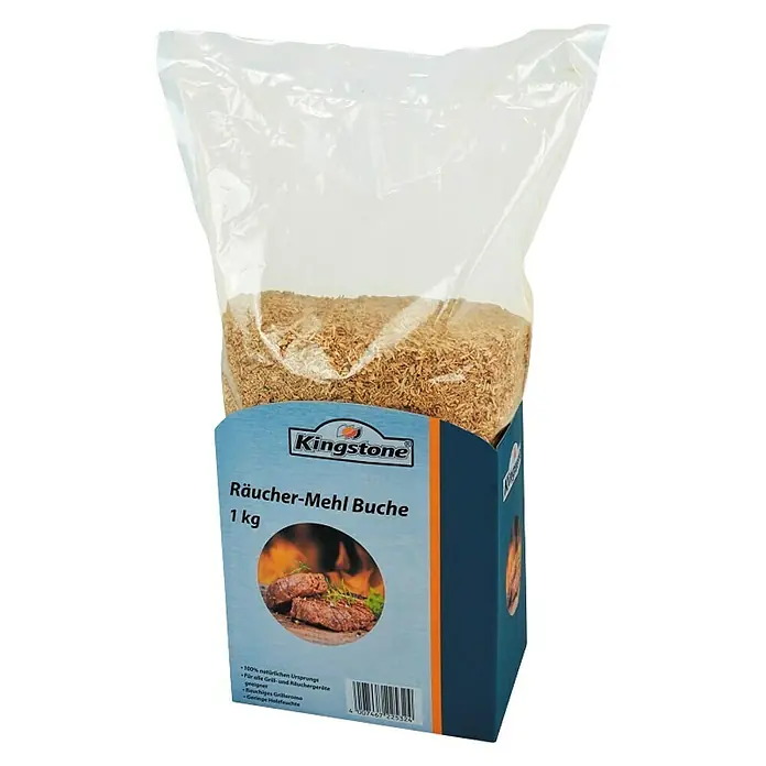 Kingstone Drveno brašno za dimljenje - 1 kg - Dijagonalni pogled