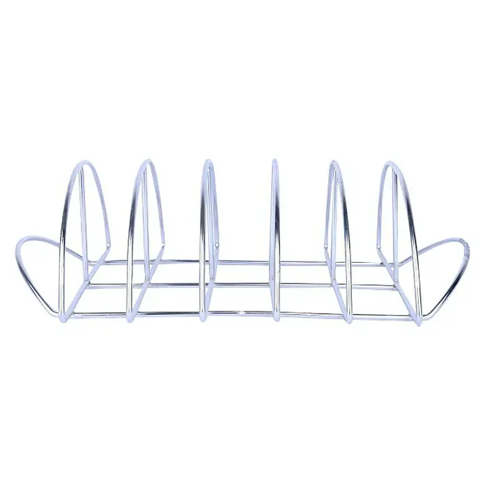 Kingstone Držač rebarca za roštilj - D x Š x V: 40 x 24 x 13 cm - Pogled sprijeda