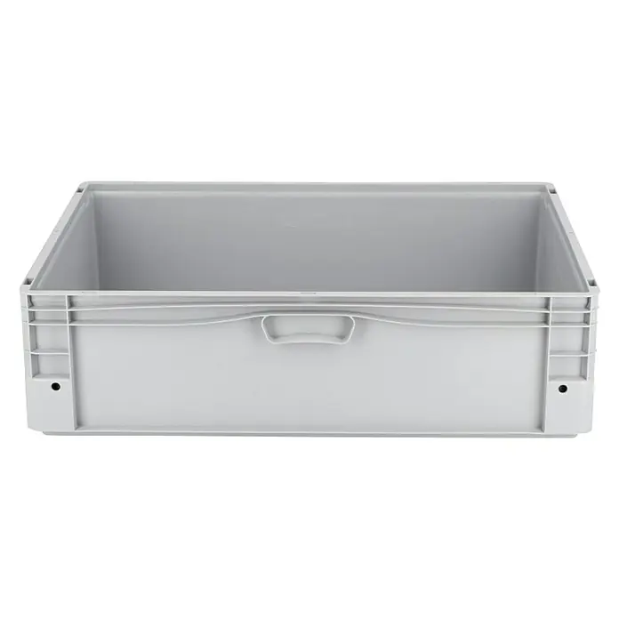 Surplus Systems Euro kutija - D x Š x V: 80 x 60 x 22 cm, Plastika, Sive boje - Pogled sprijeda