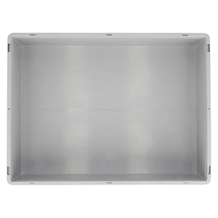 Surplus Systems Euro kutija - D x Š x V: 80 x 60 x 22 cm, Plastika, Sive boje - Pogled odozgo