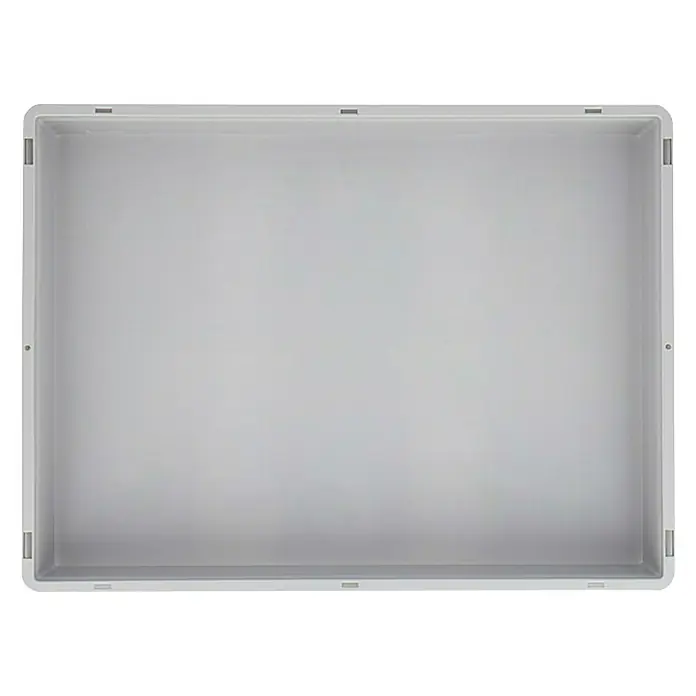 Surplus Systems Euro kutija - D x Š x V: 80 x 60 x 12 cm, Plastika, Sive boje - Pogled odozgo