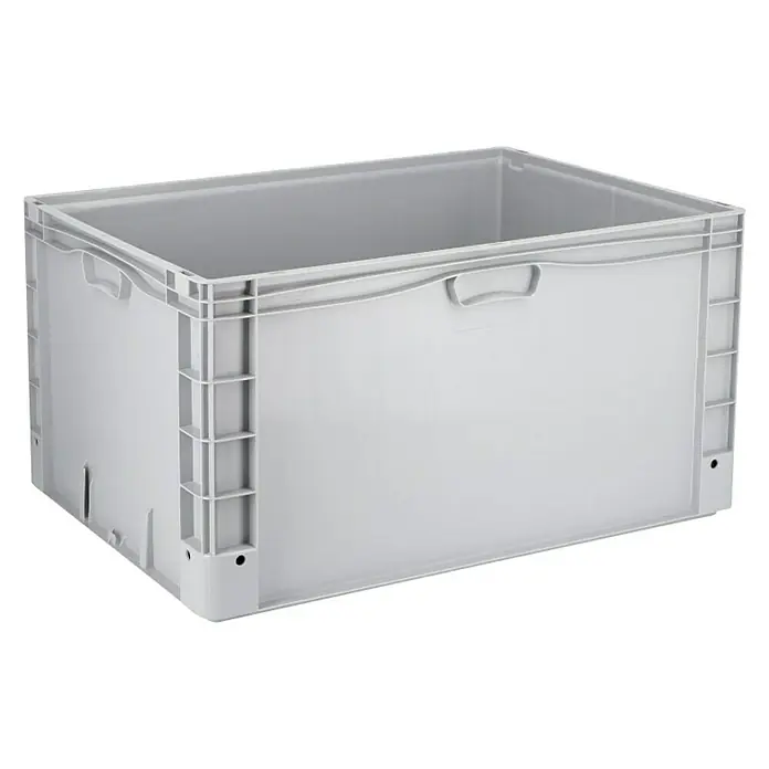 Surplus Systems Euro kutija - D x Š x V: 80 x 60 x 42 cm, Plastika, Sive boje - Dijagonalni pogled
