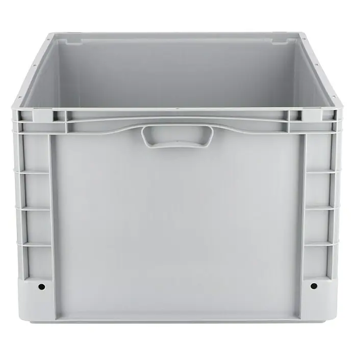 Surplus Systems Euro kutija - D x Š x V: 80 x 60 x 42 cm, Plastika, Sive boje - Pogled s lijeve strane