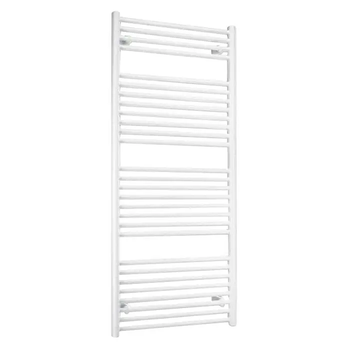 Bial Alta Kupaonski radijator - 45 x 97,4 cm, 388 W, Bijele boje - Dijagonalni pogled