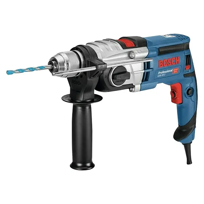 Bosch Udarna bušilica GSB 20-2 - 850 W, Broj okretaja pri praznom hodu: 0 okr/min - 3.000 okr/min - Dijagonalni pogled
