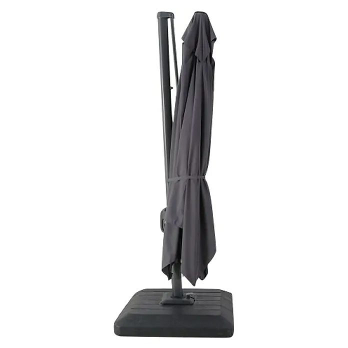 Sunfun Viseći suncobran - Antracit, D x Š: 350 x 300 cm - Pogled s desne strane