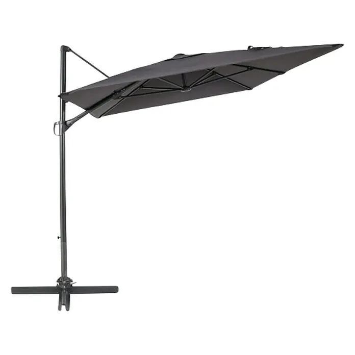 Viseći suncobran Sorrento - Antracit, D x Š: 200 x 250 cm - Pogled s desne strane