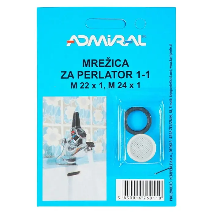 Admiral Mrežica za perlator - 1 kom - Pogled s gornje strane