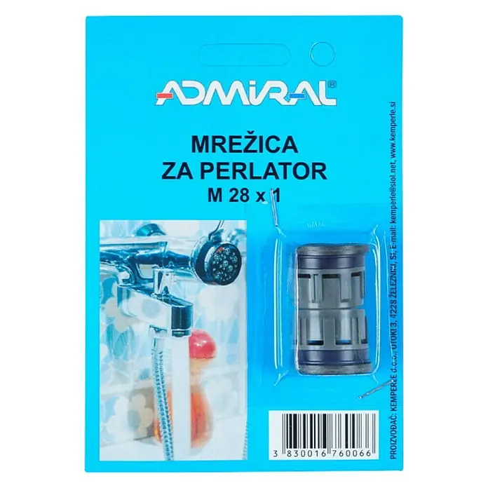 Admiral Mrežica za perlator - 2 kom - Pogled s gornje strane