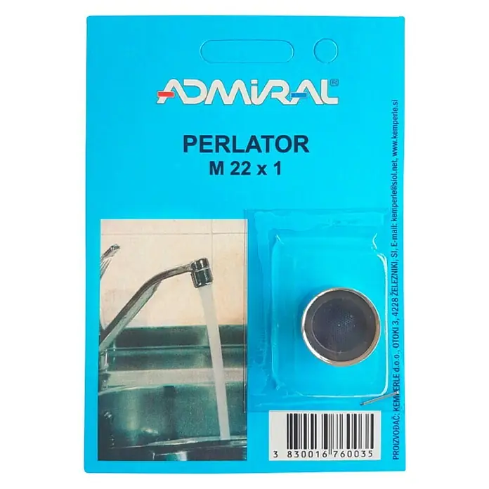 Admiral Perlator M 22x1 - 1 kom - Pogled s gornje strane