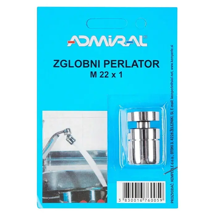 Admiral Perlator - M22, Namijenjeno za: Slavine - Pogled s gornje strane