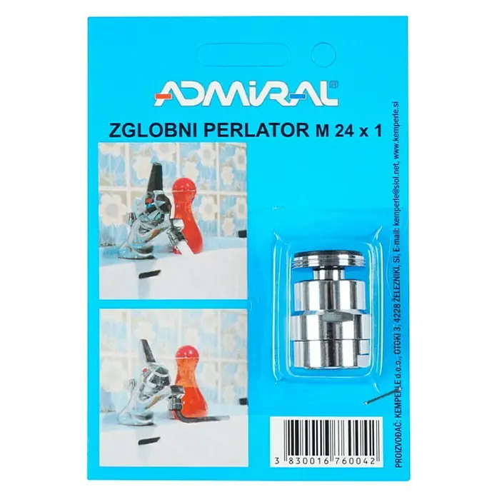 Admiral Perlator M 24x1 - 1 kom - Pogled s gornje strane