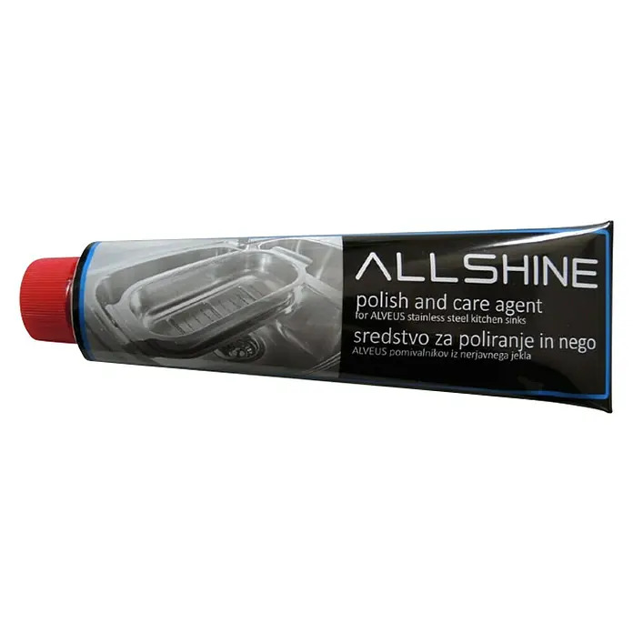 Pasta za poliranje All Shine - Prikladno za: Sudoper od plemenitog čelika, 150 ml - Pogled s gornje strane