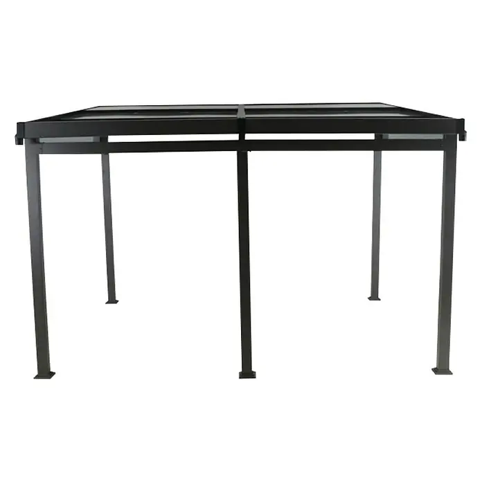 Sunfun Paviljon Ibiza - D x Š: 400 x 300 cm, Antracit - Pogled sprijeda