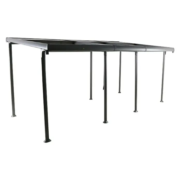 Sunfun Paviljon od aluminija Sera XL - 550 x 300 cm, Antracit - Dijagonalni pogled