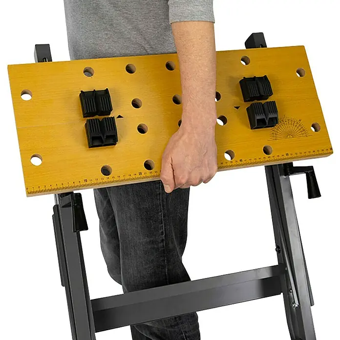 Radni stol - D x Š x V: 60,5 cm x 63 cm x 76 mm, Nosivost: 150 kg - Dijagonalni pogled