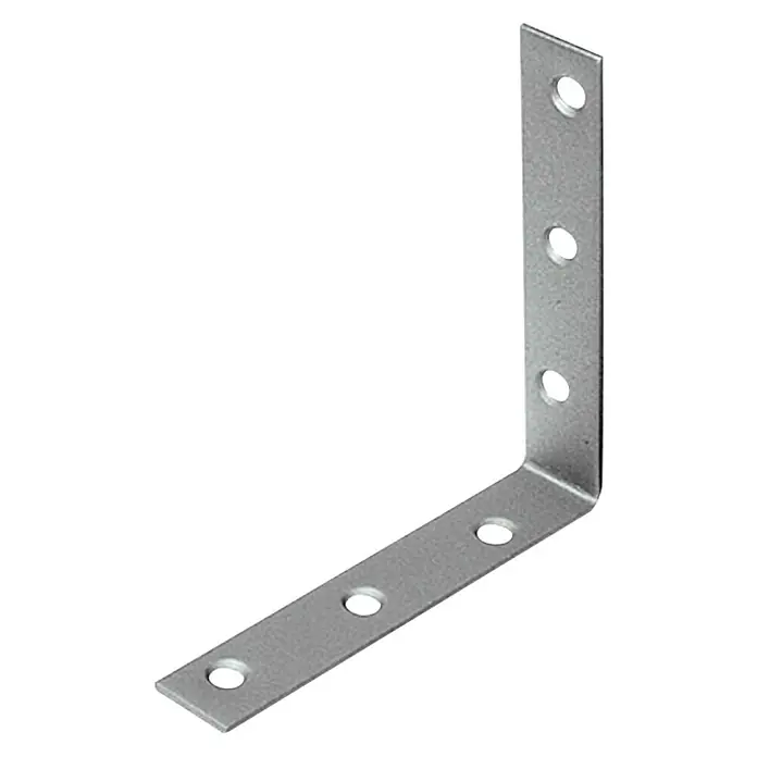 Stabilit Kutnik za stolice - 150 x 150 x 25 mm, 1 Kom., Čelik, Pocinčano - Dijagonalni pogled